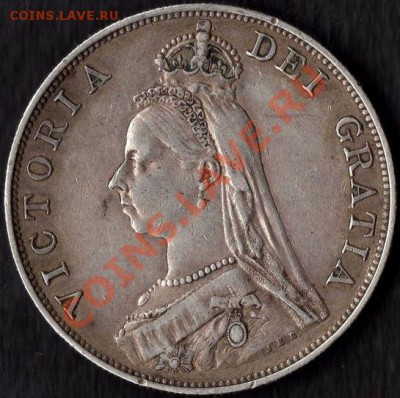 15 английских Ag монет (Виктория-Георг5) какой старт? - victoria-large-sterling-silver-double-florin-jubilee-head-1887-avf-m081-[2]-327-p