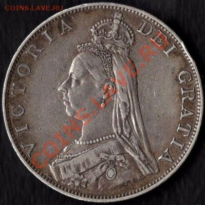 15 английских Ag монет (Виктория-Георг5) какой старт? - victoria-large-sterling-silver-double-florin-jubilee-head-1887-avf-m082-328-p