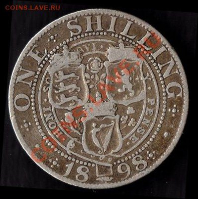 15 английских Ag монет (Виктория-Георг5) какой старт? - victoria-old-head-sterling-silver-shilling-1898-af-m058-304-p