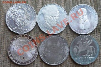 5-марочники ФРГ, серебро - 3