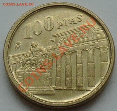 ИСПАНИЯ - 100 песет 1994 - до 11 НОЯБРЯ - 580