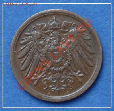 Германия 2 пфенинга 1912 до 10.11.12 в 22.00мск - 2 пфенинга 1912 ав