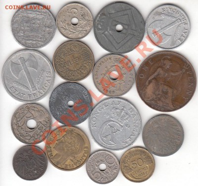 монеты Европы до 1945 г. 16 шт. до 9.11 в 22.00 - IMG (2)