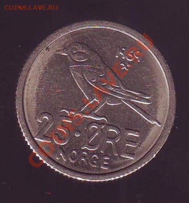 НОРВЕГИЯ.25 ОРЕ.1969г.ПТИЦА.до 12.11.12 в 22.00мск - Норвегия.2 5 оре1969 птица 2.JPG