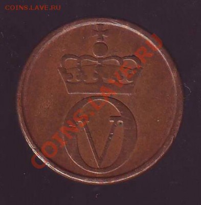НОРВЕГИЯ.ОРЕ.1967г.БЕЛКА.до 12.11.12 в 22.00мск - Норвегия.1 оре1967 2.JPG