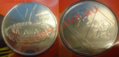 Британия набор олимпийских 50 пенсов + жетон до 12.11 22-00 - Жетон-2