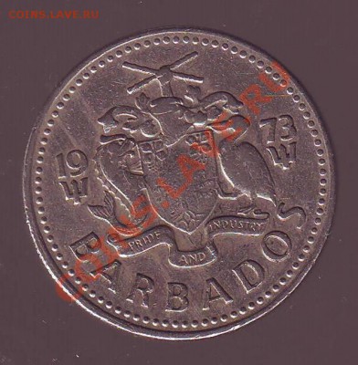 БАРБАДОС. 25 ЦЕНТОВ.МЕЛЬНИЦА. 1973г. до 13.11.12 в 22.00мск - барбадос. 1973. мельница. 2.JPG