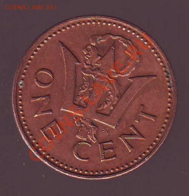 БАРБАДОС. ЦЕНТ. 1973г.ТРЕЗУБЕЦ. до 13.11.12 в 22.00мск - барбадос.цент 1973. трезубец. 2.JPG