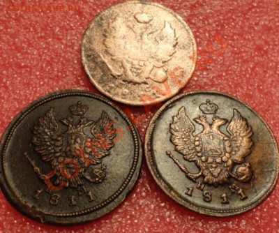 2копейки 1811год 3шт Разные - DSC02243.JPG