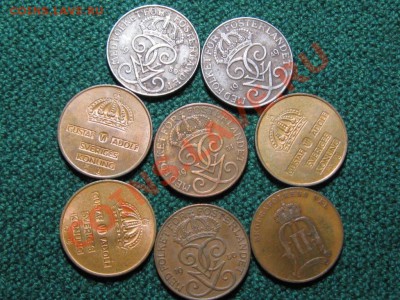 5 Оре Швеция.1905-1971 г. 8 штук. - IMG_0225.JPG