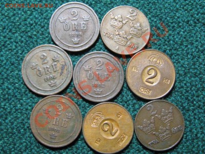 2 Оре и 1 Оре Швеция 19 штук 1892-1970 - IMG_0226.JPG