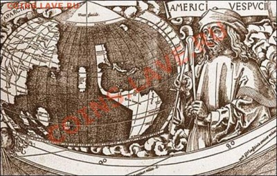 Монеты с Корабликами - Америго Веспуччи в книге Мартина 