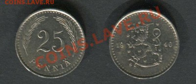 Финляндия 25 пенни 1940 - Финляндия-25-пенни-1940