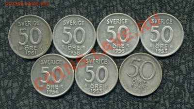 Швеция. Толбко серебро. 1881 - 1972 гг. - img098