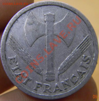 2 франка Франция 1944г. - DSCN3410_thumb