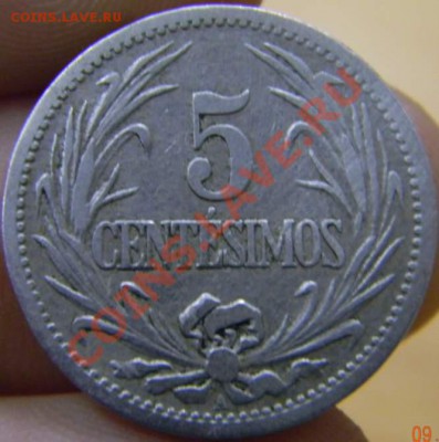 5 сентимос Уругвай 1901г. - DSCN3419_thumb