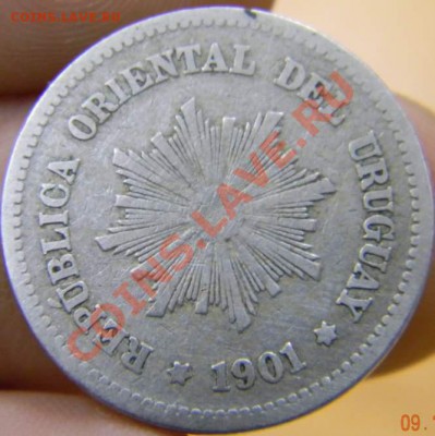 5 сентимос Уругвай 1901г. - DSCN3420_thumb