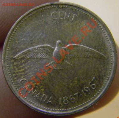 1 цент Канада 1967г. юбилейный - DSCN3423_thumb
