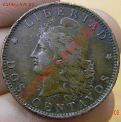 10 сентаво Аргентина 1891г. - DSCN3434_thumb