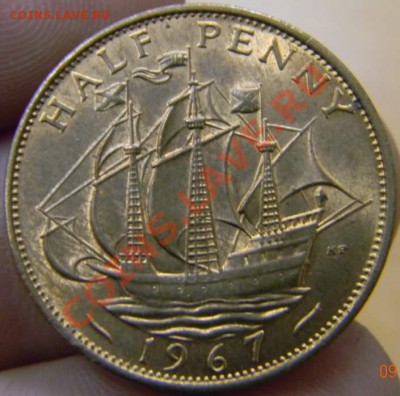 2 пенни UNC Британия 1967г. - DSCN3441_thumb