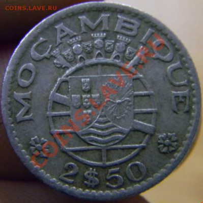 2.5 эскудо Португальский Мозамбик 1952г. - DSCN3443_thumb