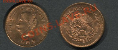 Мексика 5 сентаво 1953 - Мексика-5-сентаво-1953