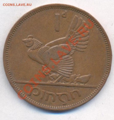 Ирландия 1 пенни 1965 г. До  12.11.12 г. 21-00 МСК. - Ирл 1