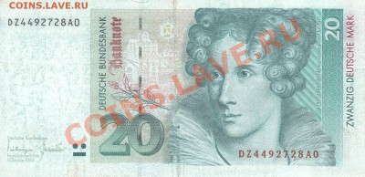 20 марок Германия до 16.11.12г. 22:00(М.) - 20DM_a 001