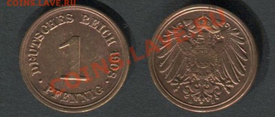 Германская Империя 1 пфенниг 1908 - Германская-Империя-1-пфенниг-1908