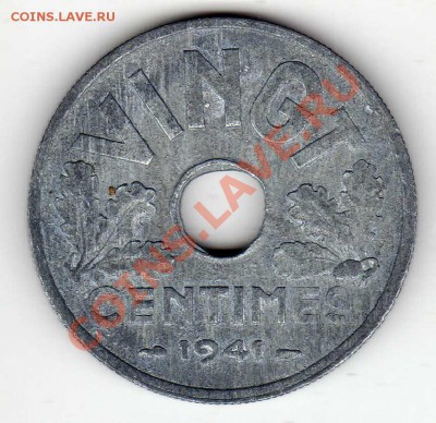 ФРАНЦИЯ 20 САНТИМОВ 1941 ДО 15.11.12 В 22.00МСК (3299) - img104