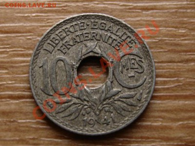 Франция 10 сантимов 1941 цинк до 12.11.12 в 21.00 М - IMG_5941