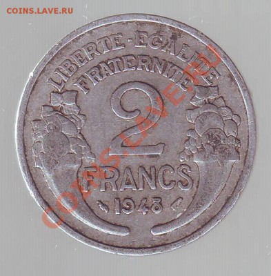 ФРАНЦИЯ.2 ФРАНКА.1948г.до 17.11.12 в 22.00мск - Франция. 2 франка 1948 1.JPG