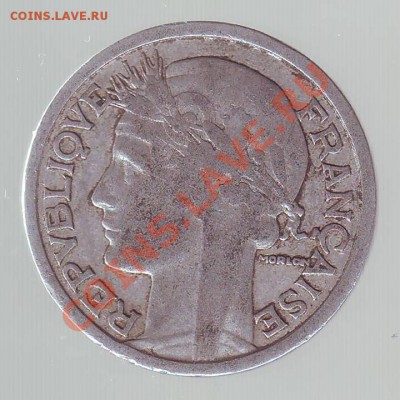 ФРАНЦИЯ.2 ФРАНКА.1944г.до 17.11.12 в 22.00мск - Франция. 2 франка 1944 1.JPG