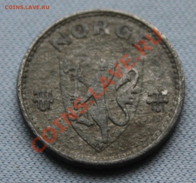 СТАРАЯ НОРВЕГИЯ 25 эре 1943г. ЦИНК до 17.11.12г. в 22-00 - IMG_2508.JPG