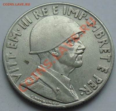 АЛБАНИЯ - 1 лек 1939 - Итальянская оккупация - до 17 НОЯБРЯ - 964