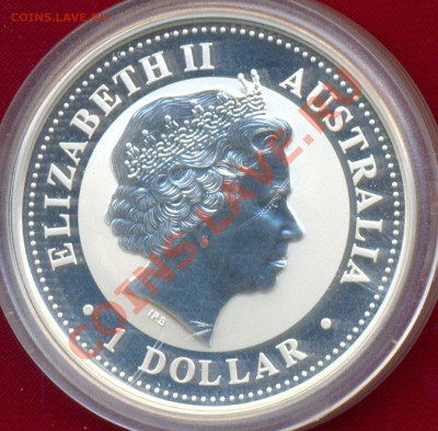 Австралия,2005,1доллар,до 15.11.2012 г. 22.00 по Москве - 2005 пет ав