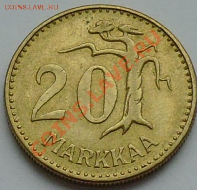 ФИНЛЯНДИЯ - 20 маркка 1954 - до 18 НОЯБРЯ - 997