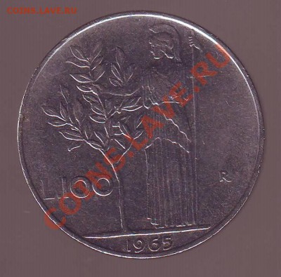 ИТАЛИЯ.100 ЛИР .1965г.до 18.11.12 в 22.00мск - Италия 100 лир 1965 2.JPG