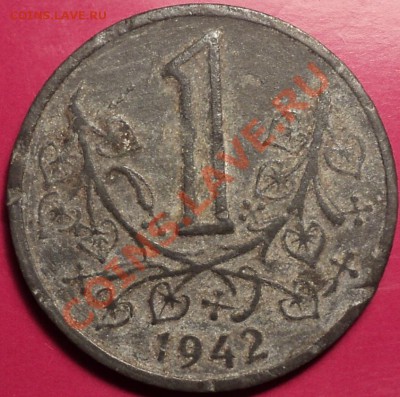 1 крона 1942 и 50 геллеров 1941.Чехия и Моравия.Оценка! - DSC01472.JPG