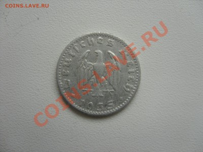 Пфенниги 3 Рейх (1,2,5,10,50) - 50 пф 1935 D - 2