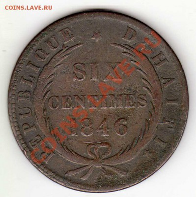 Гаити 6 сантимов 1846 до 19.11.12 в 22.00мск (3615) - img217