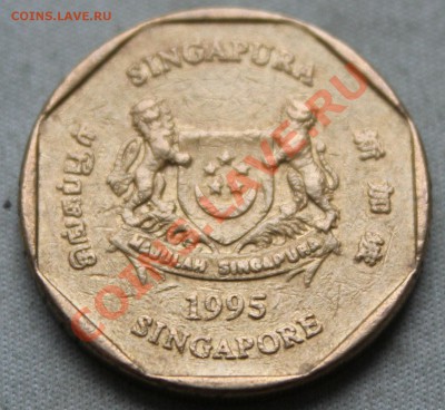 СИНГАПУР 1доллар  1995г. ЦВЕТОК до 19.11.12г. в 22-00 - IMG_3653.JPG