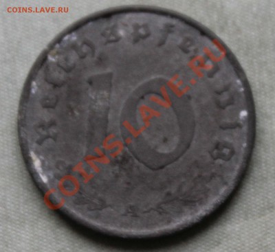 ГЕРМАНИЯ 10пф. 1942г. "А"  ЦИНК  до 19.11.12г. в 22-00 - IMG_3644.JPG