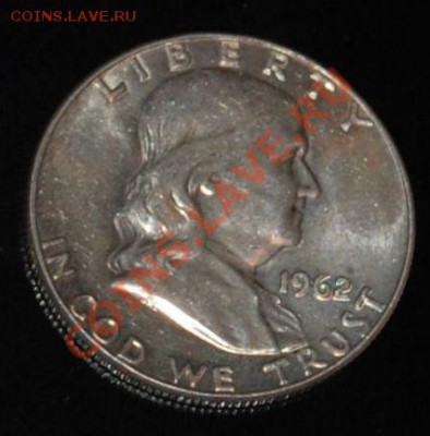 США халф Франклин,1962D, серебро, до 19.11.12г 22-30мск - 1962
