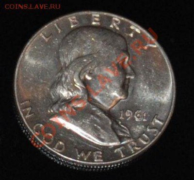 США халф Франклин,1961D, серебро, до 19.11.12г 22-30мск - 1961