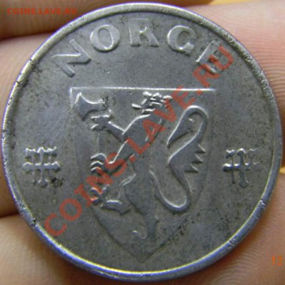 5 оре Норвегия 1942г. сталь - DSCN3528_thumb
