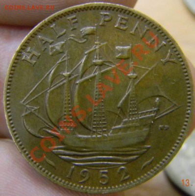 2 пенни Британия 1952г. - DSCN3549_thumb