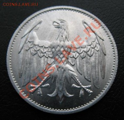 1922, Германия, 3 М, без надписи, до 20.11 в 21-00 мск - 3 м 22 без п а