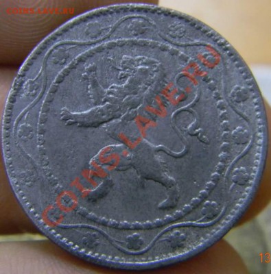 25 центов Бельгия 1918г. цинк - DSCN3585_thumb