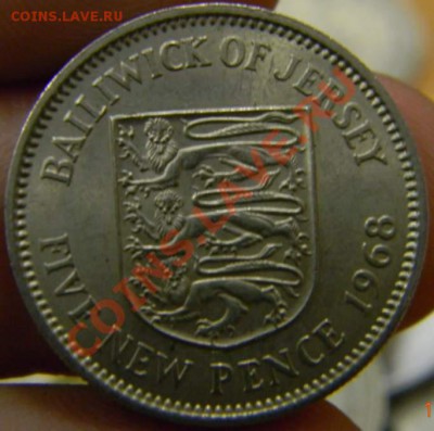 5 новых пенсов Джерси 1968г. UNC - DSCN3610_thumb